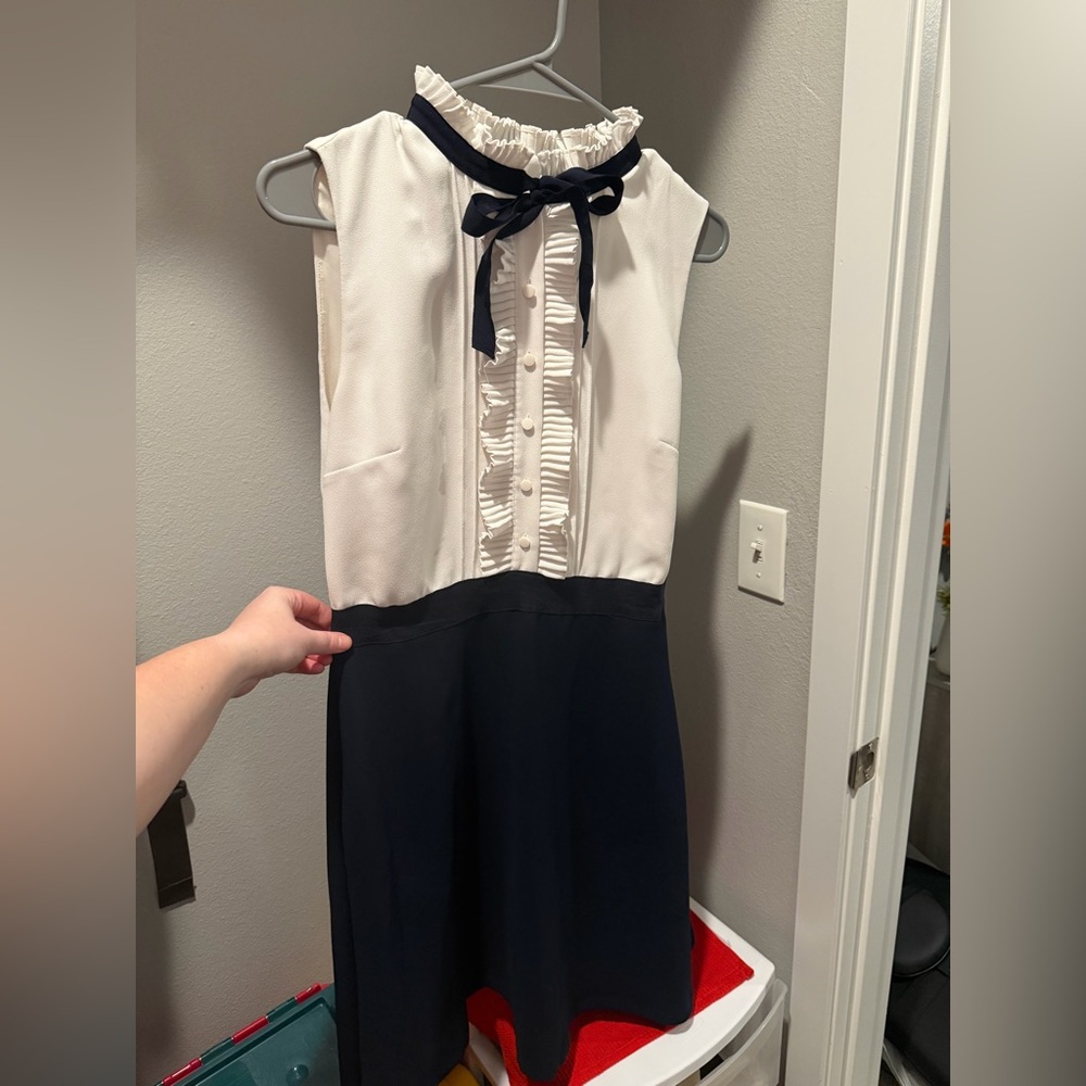 CeCe Dress with Black Ribbon